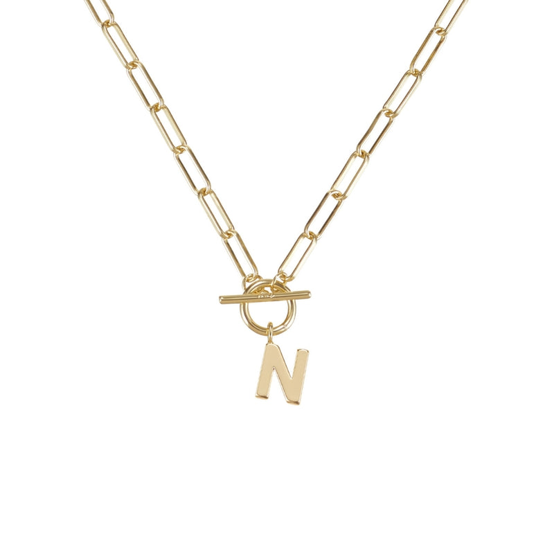 Toggle Inital Necklace