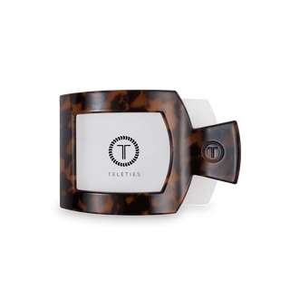 Tortoise Medium Flat Round Hair Clip