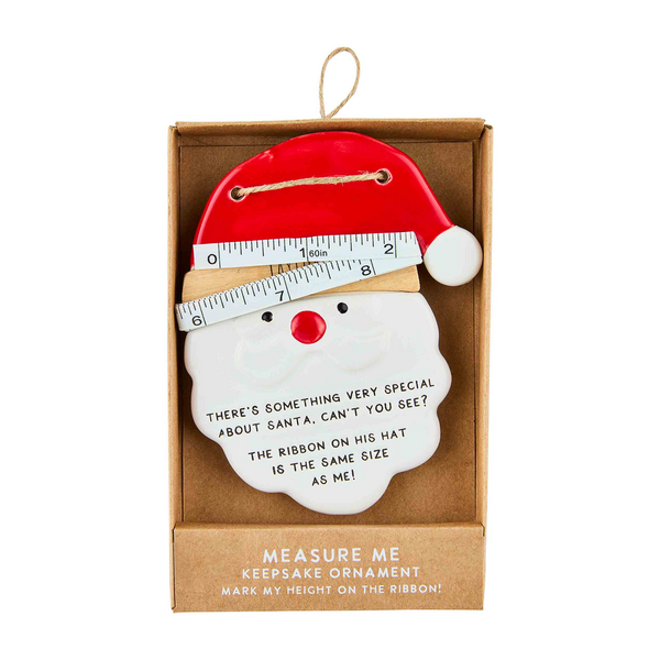 Santa 'Measure Me' Ornament