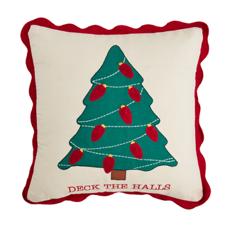 Tree Light Up Xmas Pillow