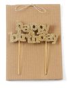 Happy Birthday Candle Holder