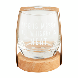 Whiskey Spinning Glass