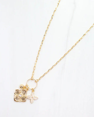 Kylie Charm Necklace Gold
