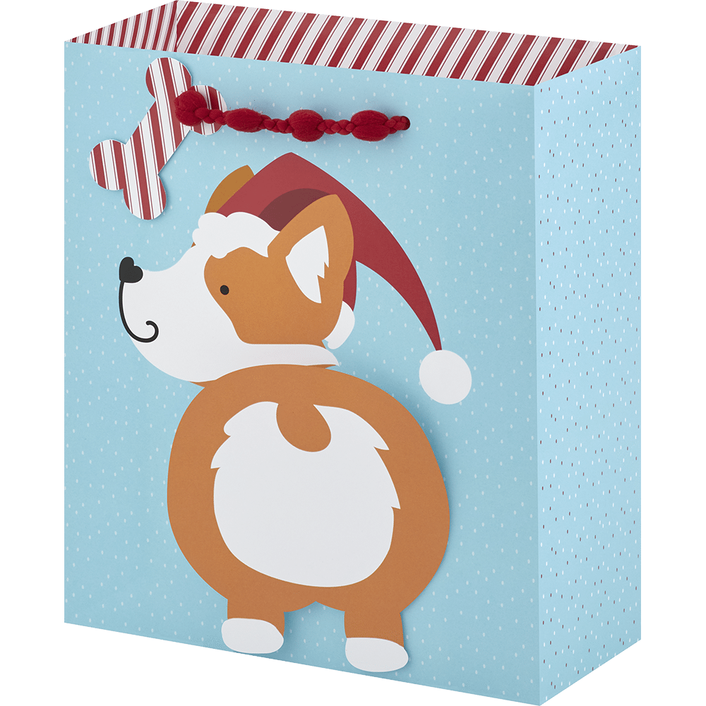 CORGI CHRISTMAS MD BAG