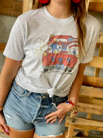 Fourth Of July Truck Tee
