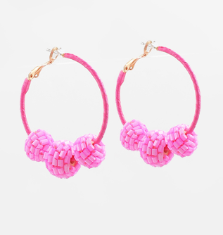 Aailyah Earrings Fuchsia