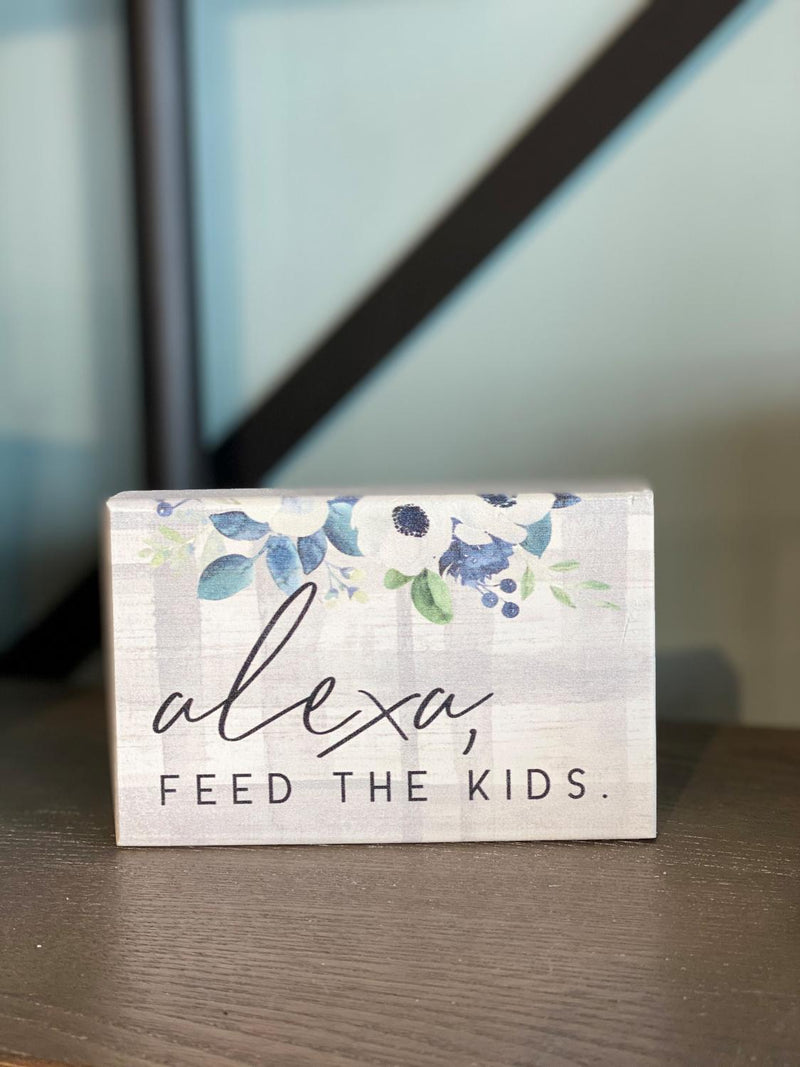 Alexa Feed Kids Sign