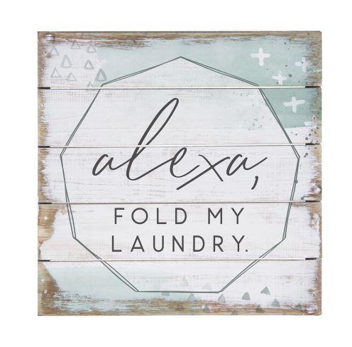 Alexa Laundry Sign