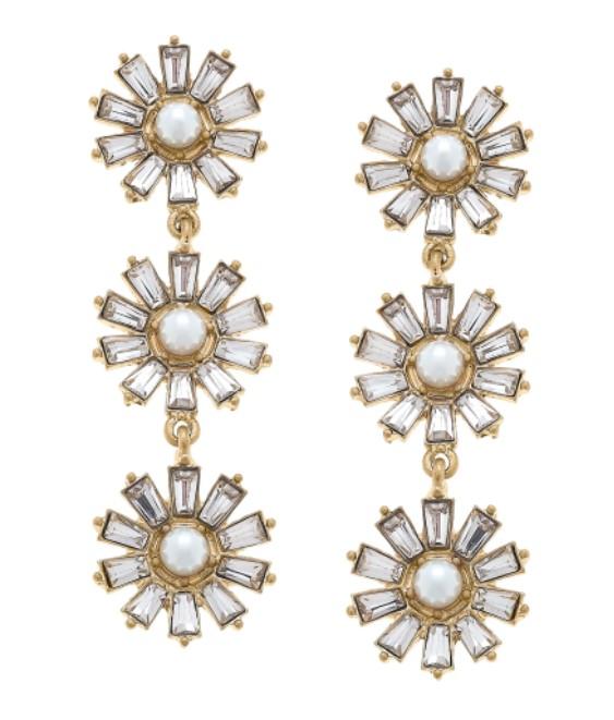 Amelia Crystal Drop Earring