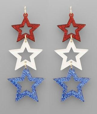 America Star Earrings