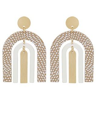 Arcadia Earrings White