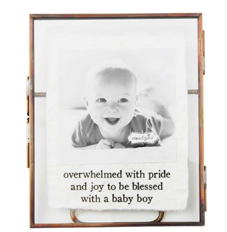 Baby Boy Brass Frame