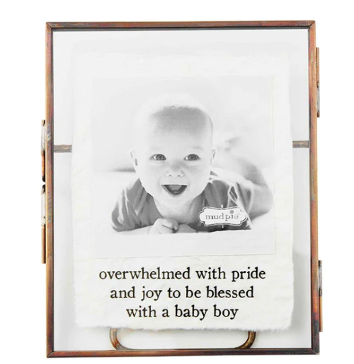 Baby Boy Brass Frame