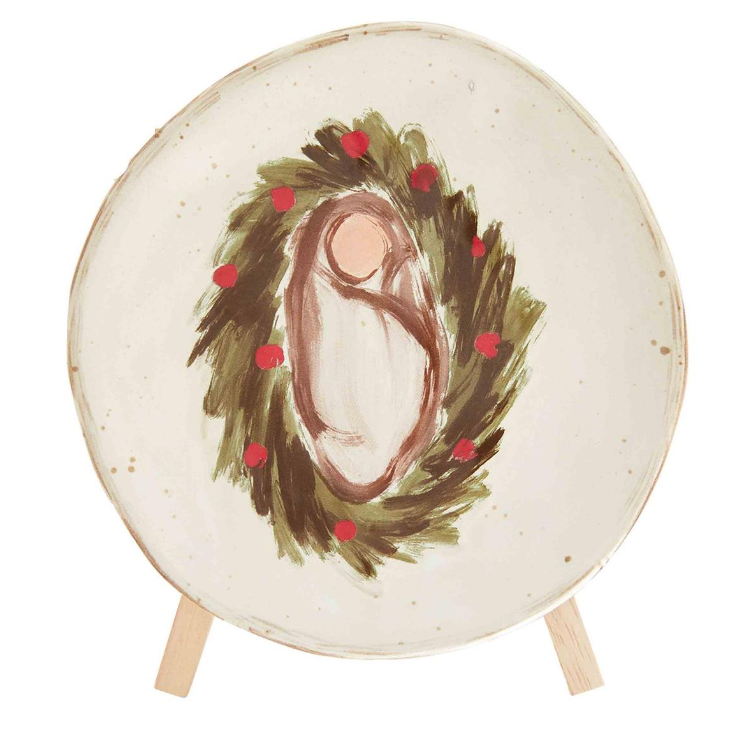 Baby Jesus Plate Stand