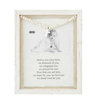 Baby Prayer Glass Frame
