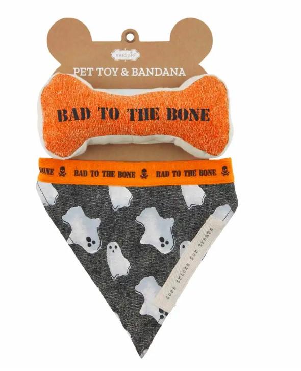 Bad Bone Dog Bandana Toy Set