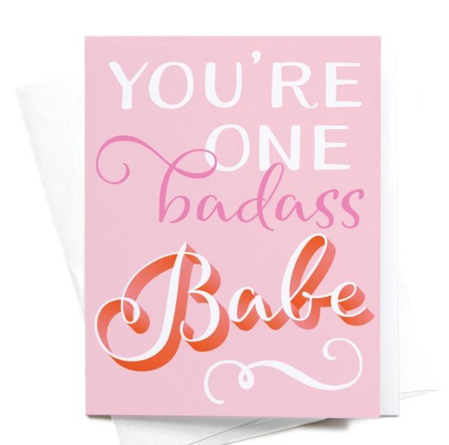 Badass Babe Card