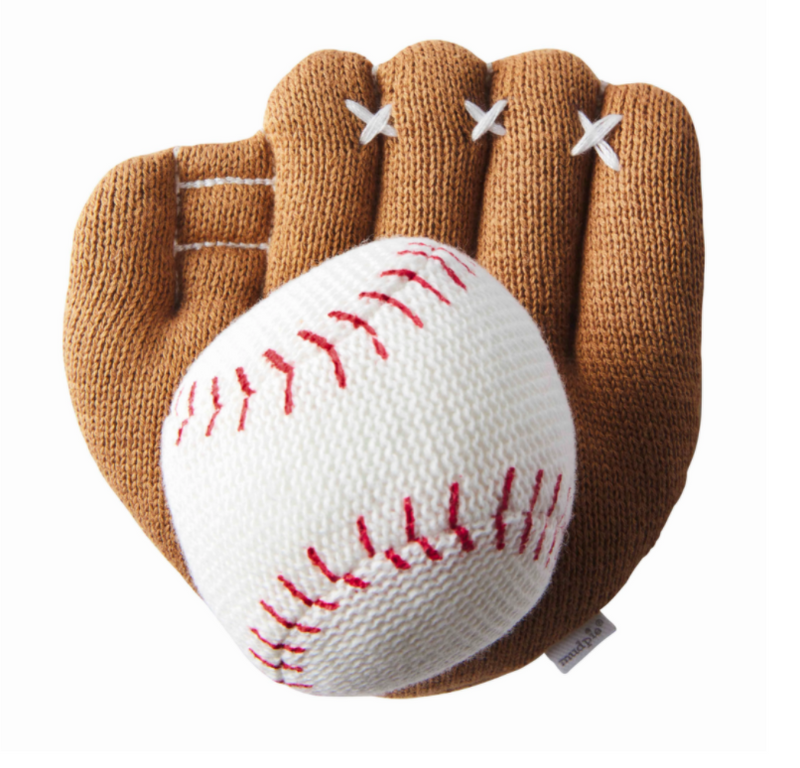 Baseball Knit Rattle