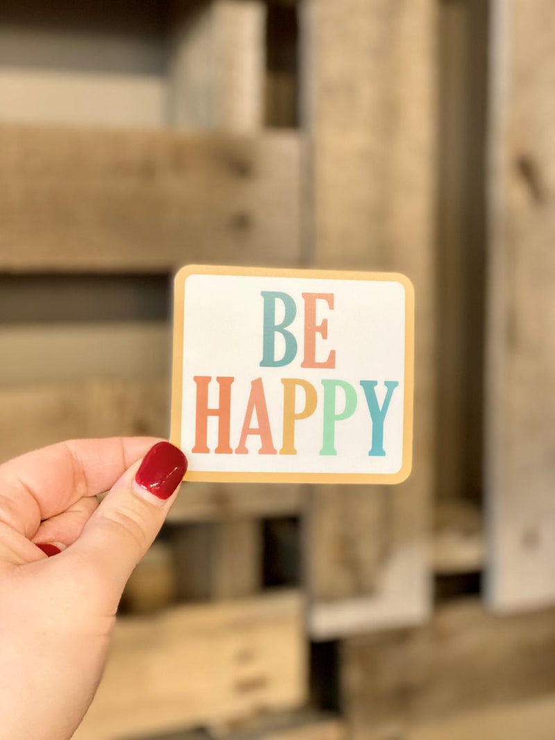 Be Happy Sticker