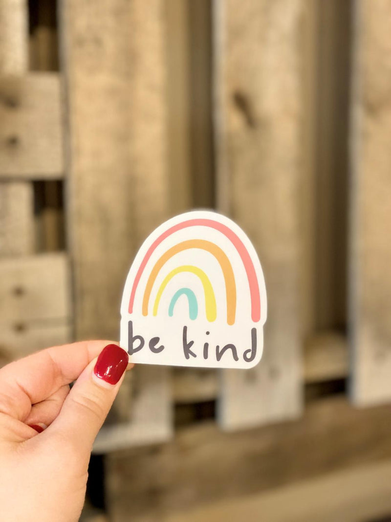 Be Kind Rainbow Sticker