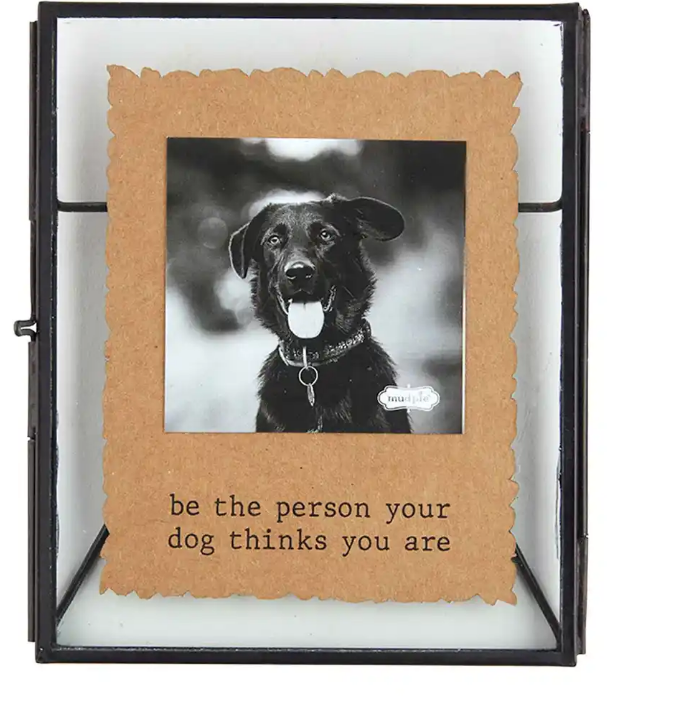 Be Person Glass Pet Frame