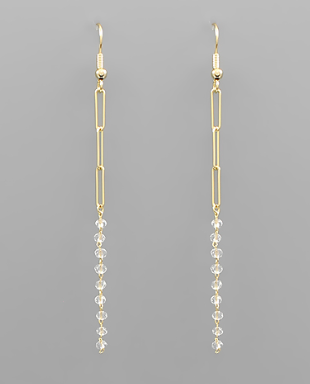 Beaded Chain Earring