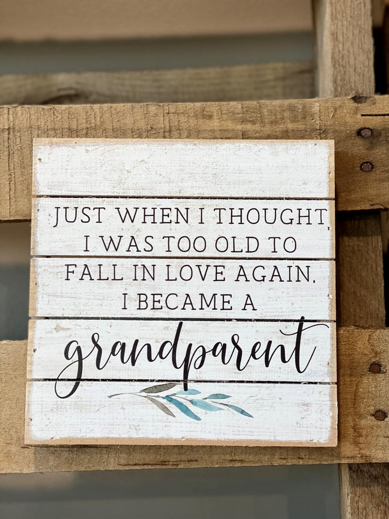Became A Grandparent Sign