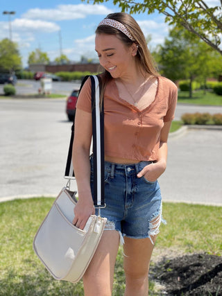 Beige Jolee Crossbody