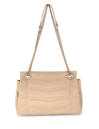 Beige Quilted Bag