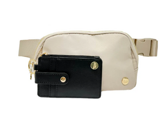 Belt Bag and Wallet Beige