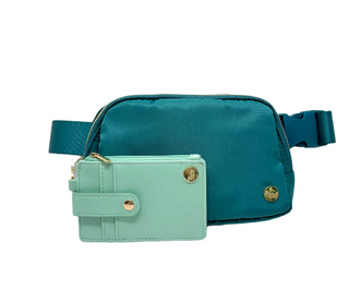 Belt Bag and Wallet Set Teal