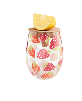 Berry Fruit Wine Glass Set