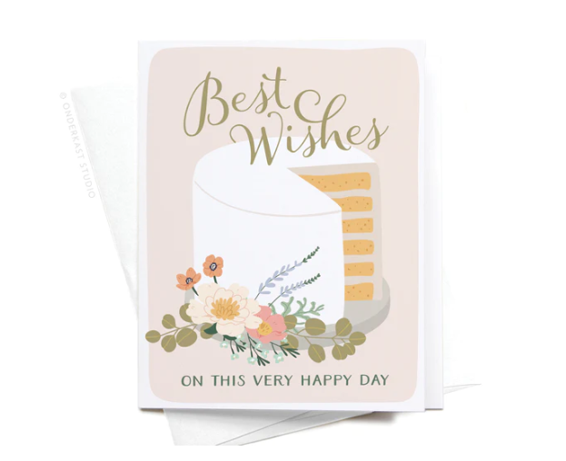 Best Wishes Cake Card