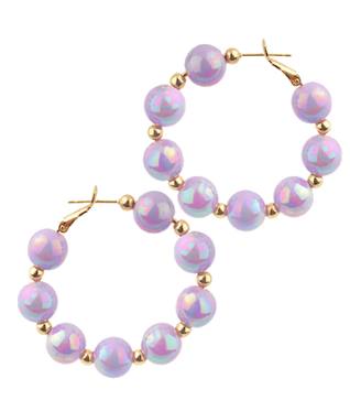 Billie Earrings Lavender