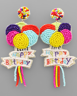 Birthday Baloon Earring