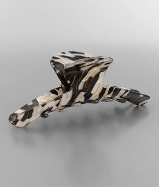 Black Acrylic Claw Clip