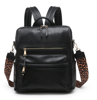 Black Amelia Backpack