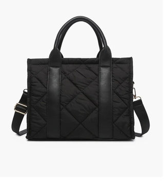Black Clare Quilted Bag