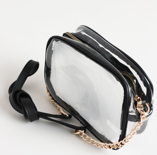 Black Clear Stadium  Bag