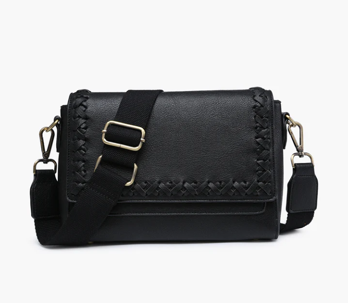 Black Francesca Crossbody