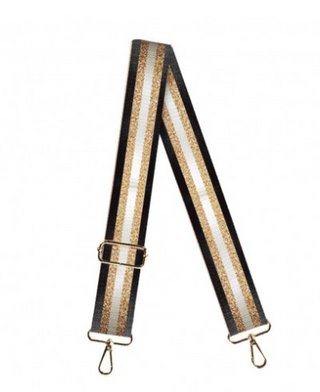 Black & Gold Purse Strap