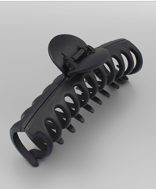 Black Jumbo Matte Clip