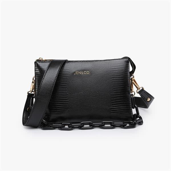 Black Lizard Izzy Crossbody