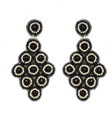 Black Luna Earring