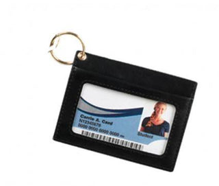 Black Wallet Keychain