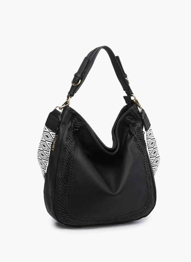 Black Whipstich Crossbody