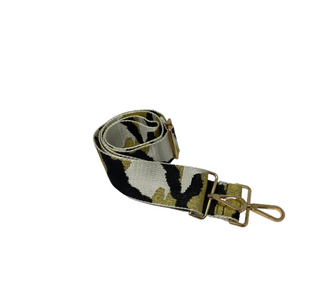 Black White Gold Camo Strap