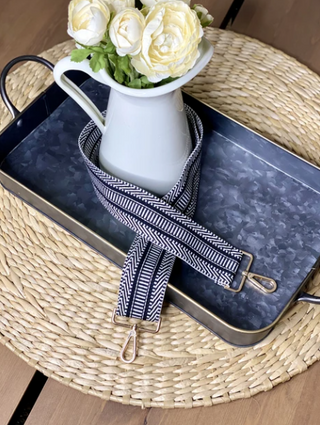 Black & White Purse Strap