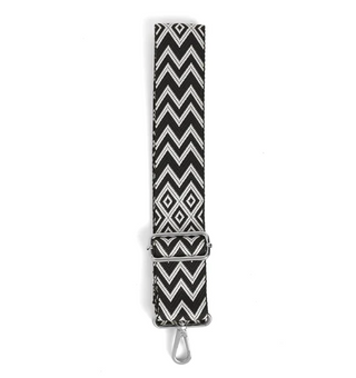 Black ZigZag Purse Strap