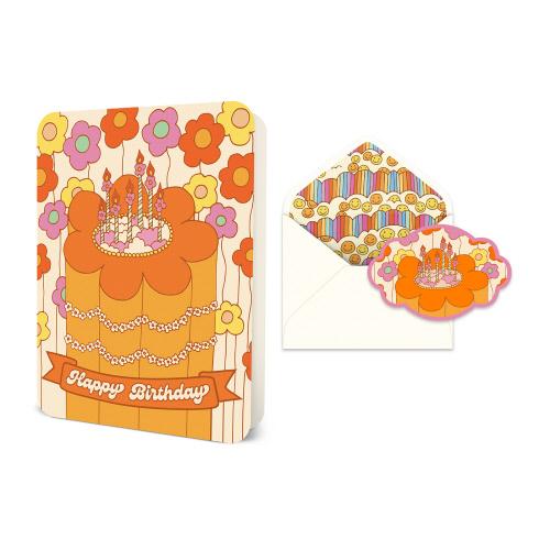 Blooming Birthday Cake Card